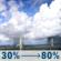 Sunday: Showers and thunderstorms. Some of the storms could be severe. Partly sunny. High near 79, with temperatures falling to around 73 in the afternoon. East wind 5 to 10 mph. Chance of precipitation is 80%. New rainfall amounts between three quarters and one inch possible. Sunday: Showers And Thunderstorms