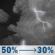 Thursday Night: A chance of showers and thunderstorms. Mostly cloudy. Low around 74, with temperatures rising to around 76 overnight. Heat index values as high as 99. East southeast wind 0 to 5 mph. Chance of precipitation is 50%. New rainfall amounts between a tenth and quarter of an inch possible. Thursday Night: Chance Showers And Thunderstorms