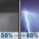 Friday Night: A chance of rain showers before 1am, then showers and thunderstorms likely. Cloudy. Low around 63, with temperatures rising to around 65 overnight. North wind 5 to 10 mph, with gusts as high as 20 mph. Chance of precipitation is 60%. New rainfall amounts between a tenth and quarter of an inch possible. Friday Night: Showers And Thunderstorms Likely