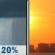 Friday: Slight Chance Rain Showers then Mostly Sunny