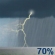 Friday: Showers and thunderstorms likely. Mostly cloudy. High near 74, with temperatures falling to around 71 in the afternoon. North northeast wind 0 to 10 mph, with gusts as high as 25 mph. Chance of precipitation is 70%. New rainfall amounts between a quarter and half of an inch possible. Friday: Showers And Thunderstorms Likely
